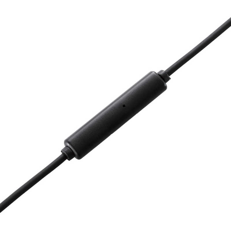 エレコム　ELECOM エレコム　ELECOM タイプC イヤホン マイク付き ダイナミック型 耳せんタイプ 有線 1.2m 通話対応 音量調整 ブラック EHP-DF12CMBK EHP-DF12CMBK