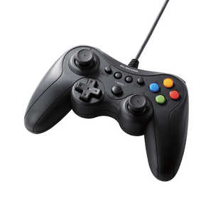 エレコム　ELECOM ゲームパッド 有線 USB接続 Xinput Xbox系ボタン配置 FPS仕様 13ボタンブラック JC-GP30XBK
