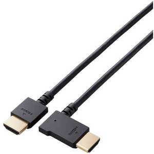 쥳 ELECOM ϥԡHDMI֥ L ֥å [1.5m] CACHD14EYL15BK