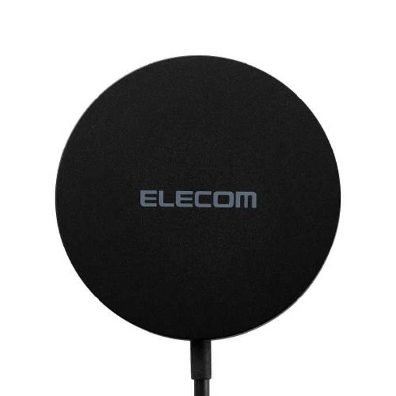 エレコム　ELECOM エレコム　ELECOM ワイヤレス充電器 Qi 認証 Qi2 対応 ブラック W-MA04BK W-MA04BK