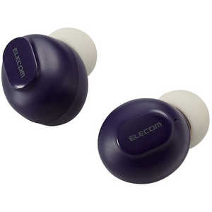 エレコム　ELECOM Bluetoothイヤホン 完全ワイヤレスAAC対応低遅延モード ネイビー LBT-TWS16NV