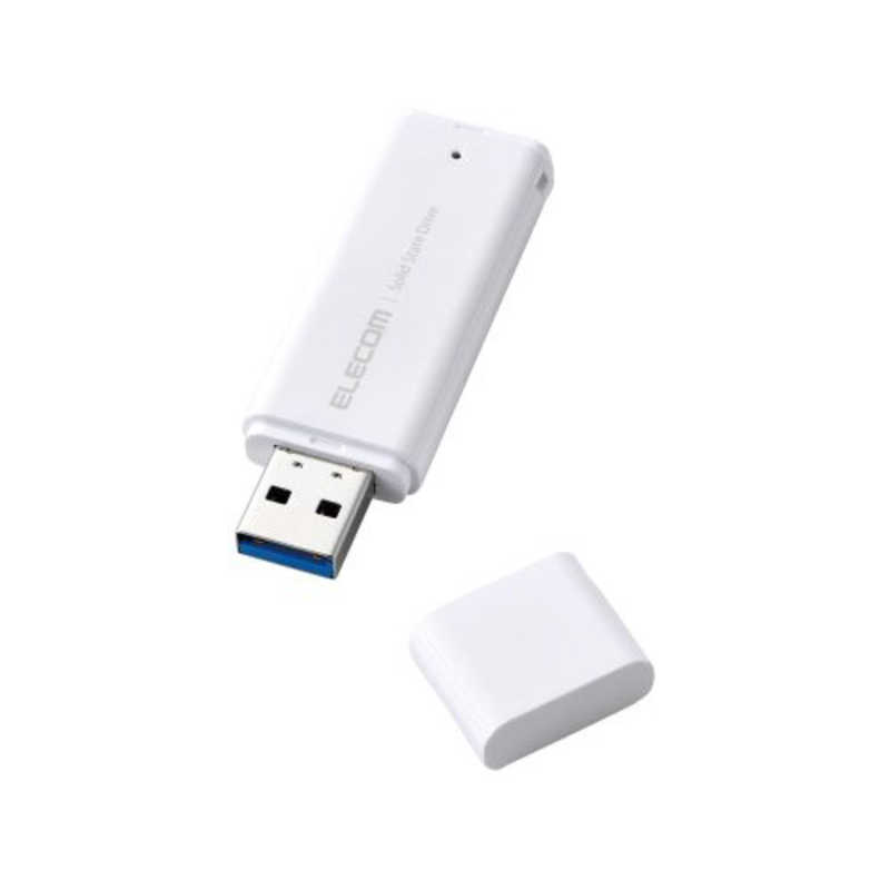 エレコム　ELECOM エレコム　ELECOM 外付けSSD USB-A接続 PS5/PS4、録画対応 ホワイト [250GB /ポータブル型] ESD-EYB0250GWH ESD-EYB0250GWH