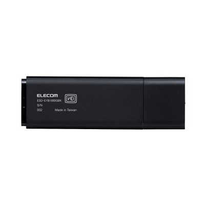 エレコム ELECOM 外付けSSD USB-A接続 PS5/PS4、録画対応 ブラック 
