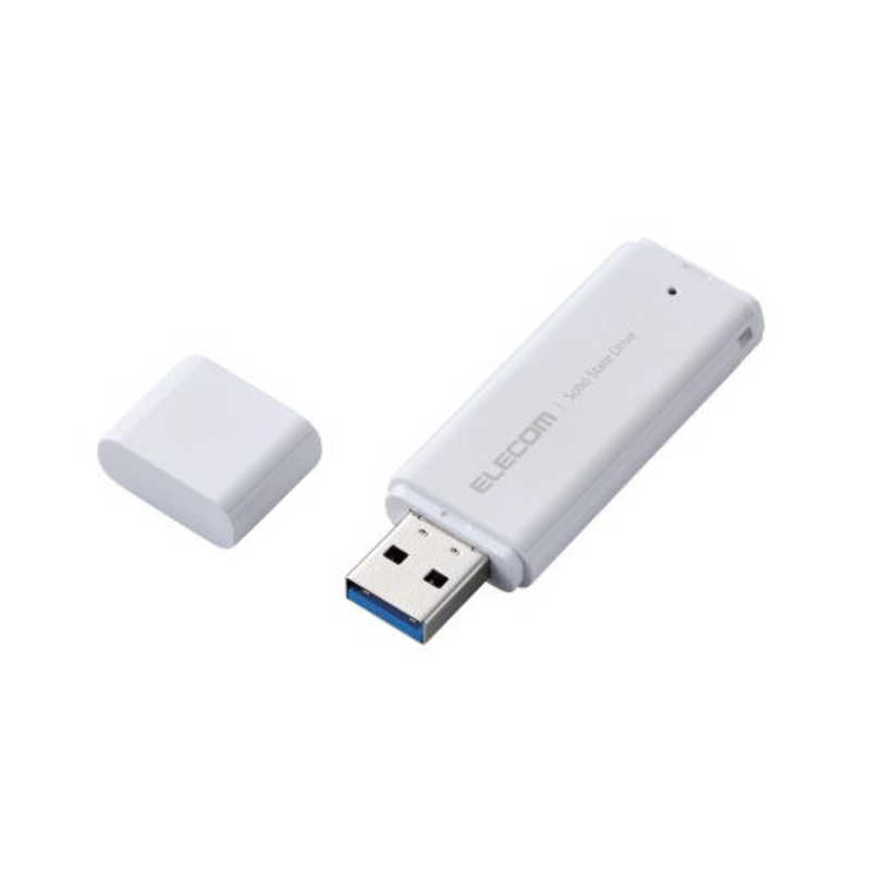 エレコム　ELECOM エレコム　ELECOM 外付けSSD USB-A接続 PS5/PS4、録画対応 ホワイト [1TB /ポータブル型] ESD-EYB1000GWH ESD-EYB1000GWH