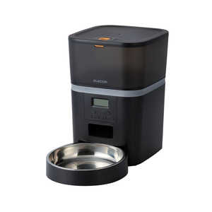エレコム ELECOM ペット用自動給餌器 1匹用 ブラック PET-AF01BK エレコム ELECOM ペット用自動給餌器 1匹用 ブラック PET-AF01BK