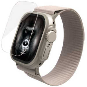 쥳 ELECOM åץ륦å 饹 ݸե Apple Watch Ultra 2 / Ultra  49mm  AW23CFLGAROC