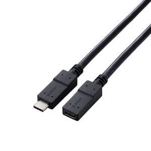 エレコム ELECOM USB延長ケーブル/5Gbps/C-Cメスタイプ/USB Power Delivery対応/ノーマル/0.5m/ブラック USB3-ECC05BK エレコム ELECOM USB延長ケーブル/5Gbps/C-Cメスタイプ/USB Power Delivery対応/ノーマル/0.5m/ブラック USB3-ECC05BK