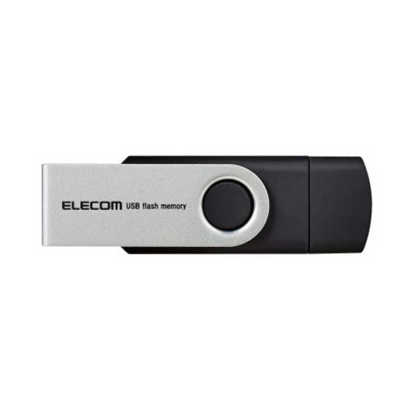 エレコム　ELECOM エレコム　ELECOM USBメモリ 64GB USB3.2(Gen1) ( Type-C / USB A 両対応 )  MF-TPC3128GBK MF-TPC3128GBK