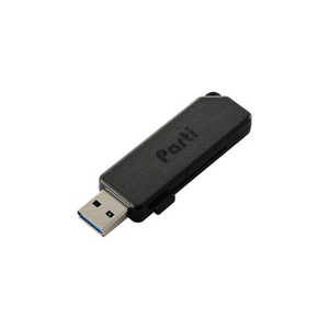 エレコム　ELECOM USBメモリ 32GB USB3.2(Gen1) USB A スライドシャッター式 ストラップホール付 セキュリティ機能対応 ブラック MF-SKU3032GBK