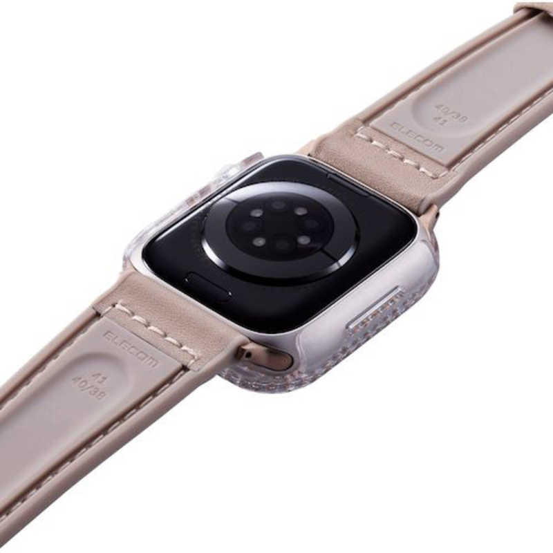 エレコム　ELECOM エレコム　ELECOM アップルウォッチ カバー Apple Watch Series 9 [ 41mm ] &me クリア AW23BBPPJCR AW23BBPPJCR