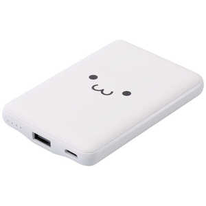 エレコム ELECOM モバイルバッテリー 5000mAh 最大15W 入出力( USB Type-C ×1) 出力( USB-A ×1) PSE適合 C-Aケーブル付属 充電器 しろちゃん DE-C45-5000WF エレコム ELECOM モバイルバッテリー 5000mAh 最大15W 入出力( USB Type-C ×1) 出力( USB-A ×1) PSE適合 C-Aケーブル付属 充電器 しろちゃん DE-C45-5000WF