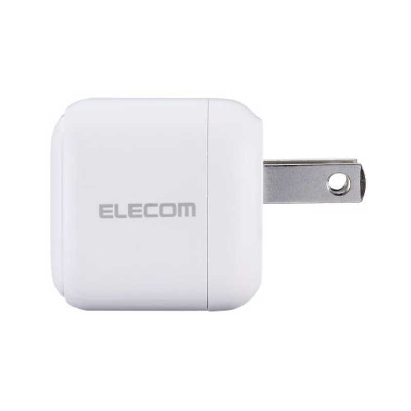 エレコム　ELECOM エレコム　ELECOM USB Type-C 充電器 PD 20W 1ポート Type C ケーブル 付属 2.5m 折りたたみプラグ ホワイト MPA-ACCP7720WH MPA-ACCP7720WH
