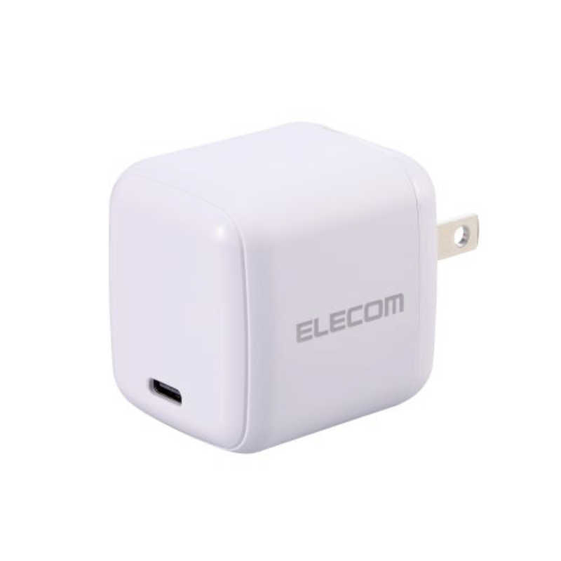 エレコム　ELECOM エレコム　ELECOM USB Type-C 充電器 PD 65W PPS対応 高速充電 Type C ×1 折りたたみプラグ 小型 軽量 ホワイト MPA-ACCP8565WH MPA-ACCP8565WH