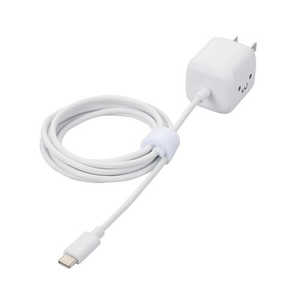 エレコム ELECOM USB Type-C 充電器 PD 20W Type C ケーブル 一体 1.5m 折りたたみプラグ しろちゃん(ホワイト×ブラック) MPA-ACCP7420WF エレコム ELECOM USB Type-C 充電器 PD 20W Type C ケーブル 一体 1.5m 折りたたみプラグ しろちゃん(ホワイト×ブラック) MPA-ACCP7420WF