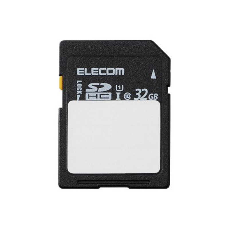エレコム　ELECOM エレコム　ELECOM データ復旧サービス付/SDHCカード/保存内容が書ける/ケース付 UHS-I 80MB/s 32GB MF-FYB032GU11CR MF-FYB032GU11CR