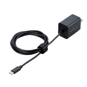 エレコム　ELECOM USB Type-C 充電器 PD 20W Type C ケーブル 一体型 1.5m (スマホ タブレット 各種対応) ブラック MPA-ACCP6920BK