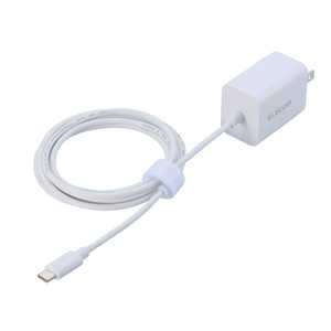 エレコム　ELECOM USB Type-C 充電器 PD 20W Type C ケーブル 一体型 1.5m (スマホ タブレット 各種対応) ホワイト MPA-ACCP6920WH