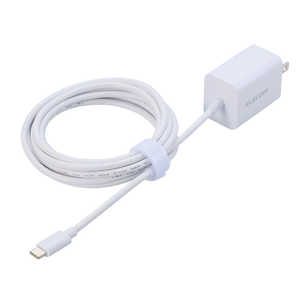 エレコム ELECOM USB Type-C 充電器 PD 20W Type C ケーブル 一体型 2.5m ホワイト MPA-ACCP7020WH エレコム ELECOM USB Type-C 充電器 PD 20W Type C ケーブル 一体型 2.5m ホワイト MPA-ACCP7020WH