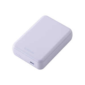 エレコム ELECOM モバイルバッテリー 10000mAh 大容量 軽量 小型 15W 入出力( USB Type-C ×1) PSE適合 パープル DE-C49-10000PU エレコム ELECOM モバイルバッテリー 10000mAh 大容量 軽量 小型 15W 入出力( USB Type-C ×1) PSE適合 パープル DE-C49-10000PU