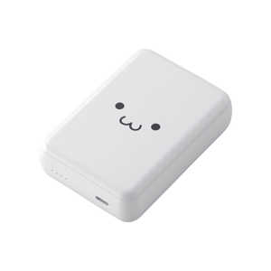 쥳 ELECOM ХХåƥ꡼ 10000mAh    15W ( USB Type-C 1) PSEŬ (ۥ磻ȡߥ֥å) DE-C49-10000WF