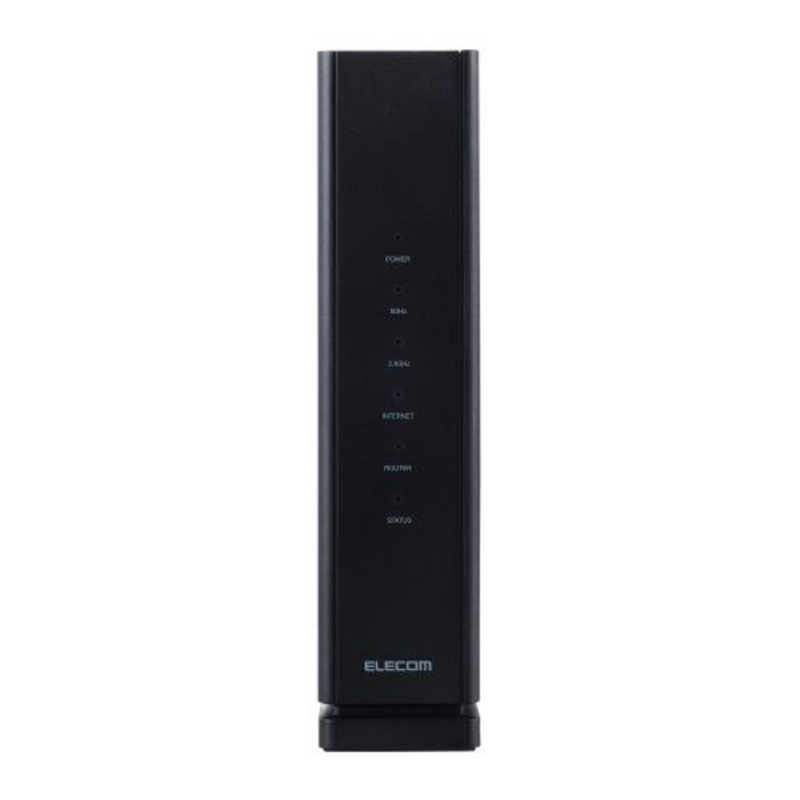 エレコム　ELECOM エレコム　ELECOM WiFi 無線LAN ルーター 親機 WiFi7 11be/11ax 2882＋688Mbps IPv6 ( IPoE ) 有線 2.5Gbps 中継器モード ブラック WRC-BE36QS-B WRC-BE36QS-B