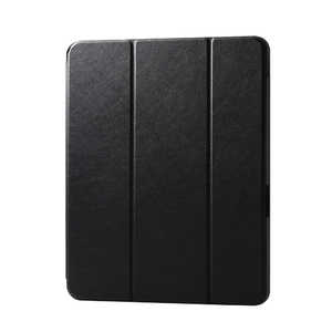 쥳 ELECOM iPad Pro 13(M4) եåץ PencilǼ ꡼б ֥å TB-A24PLSABK