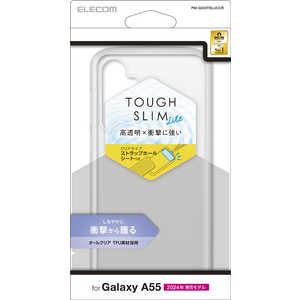 쥳 ELECOM Galaxy A55 5G SC-53E  ե С ׷ۼ ݸ߷ ȥåץۡ ȥåץۡ륷 TOUGH SLIM LITE 
