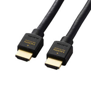 쥳 ELECOM HDMI֥ ֥å [3m /HDMIHDMI /ͥåб] CACHD21E30BK2