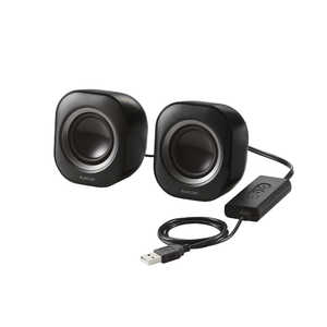 쥳 ELECOM PCԡ USB-A³ [USBŸ /2.0ch] ֥å MS-P08USB3BK