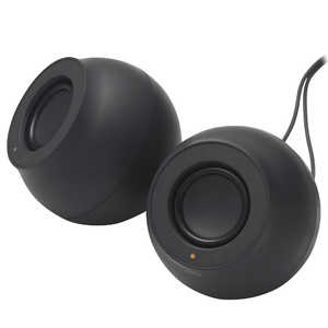 エレコム ELECOM PCスピーカー Bluetooth / USB-C / USB-A / 3.5mm接続 Stina(スティーナ) [USB電源 /2.0ch] ブラック SP-P10CUBBK