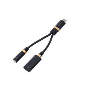 エレコム ELECOM 変換ケーブル USB Type-C to φ3.5mm ステレオミニジャック DAC搭載 高耐久/27W ブラック MPA-C35DSPDBK エレコム ELECOM 変換ケーブル USB Type-C to φ3.5mm ステレオミニジャック DAC搭載 高耐久/27W ブラック MPA-C35DSPDBK