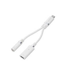 エレコム ELECOM 変換ケーブル USB Type-C to φ3.5mm ステレオミニジャック DAC搭載 高耐久/27W ホワイト MPA-C35DSPDWH エレコム ELECOM 変換ケーブル USB Type-C to φ3.5mm ステレオミニジャック DAC搭載 高耐久/27W ホワイト MPA-C35DSPDWH