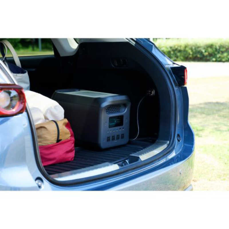 エレコム　ELECOM エレコム　ELECOM ポータブル電源 1229Wh (AC×4 Type-C×2 USB-A×4 カーアクセサリーソケット×1) ブラック DE-PS1200PBK DE-PS1200PBK