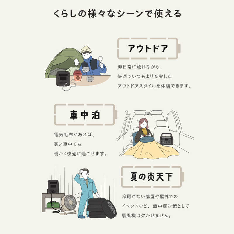 エレコム　ELECOM エレコム　ELECOM ポータブル電源 512Wh (AC×2 Type-C×2 USB-A×2 カーアクセサリーソケット×1) ブラック DE-PS500PBK DE-PS500PBK