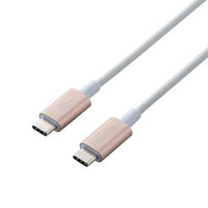 エレコム ELECOM タイプC ケーブル USB Type-C to Type-C 1m PD 60W 急速充電 断線しにくい スリム耐久ケーブル ゴールド MPA-XCCPS10PNGD エレコム ELECOM タイプC ケーブル USB Type-C to Type-C 1m PD 60W 急速充電 断線しにくい スリム耐久ケーブル ゴールド MPA-XCCPS10PNGD