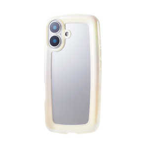 エレコム ELECOM iPhone 16(6.1インチ)ハイブリッドケース ぷっくりフレーム ミラー PMA24AHVPMAWH エレコム ELECOM iPhone 16(6.1インチ)ハイブリッドケース ぷっくりフレーム ミラー PMA24AHVPMAWH