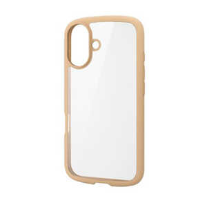 エレコム ELECOM iPhone 16(6.1インチ)TOUGHIM LITE フレームカラー カフェオレ PMA24ATSLFCBE エレコム ELECOM iPhone 16(6.1インチ)TOUGHIM LITE フレームカラー カフェオレ PMA24ATSLFCBE
