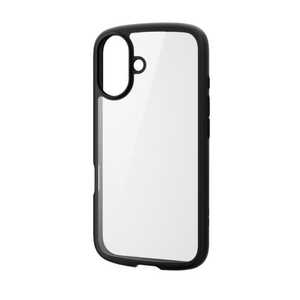 エレコム ELECOM iPhone 16(6.1インチ)TOUGHIM LITE フレームカラー ブラック PMA24ATSLFCBK エレコム ELECOM iPhone 16(6.1インチ)TOUGHIM LITE フレームカラー ブラック PMA24ATSLFCBK