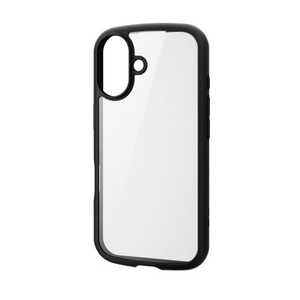 エレコム ELECOM iPhone 16(6.1インチ)TOUGHIM LITE フレームカラー 背面ガラス ブラック PMA24ATSLFCGBK エレコム ELECOM iPhone 16(6.1インチ)TOUGHIM LITE フレームカラー 背面ガラス ブラック PMA24ATSLFCGBK