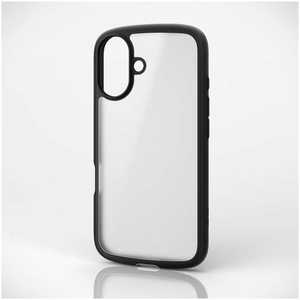 エレコム ELECOM iPhone 16(6.1インチ)TOUGHIM LITE フレームカラー シルキークリア ブラック PMA24ATSLFCSBK エレコム ELECOM iPhone 16(6.1インチ)TOUGHIM LITE フレームカラー シルキークリア ブラック PMA24ATSLFCSBK