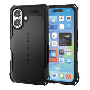 エレコム ELECOM iPhone 16(6.1インチ)ZEROSHOCK ブラック PMA24AZEROBK エレコム ELECOM iPhone 16(6.1インチ)ZEROSHOCK ブラック PMA24AZEROBK