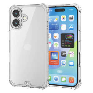 エレコム ELECOM iPhone 16(6.1インチ)ZEROSHOCK インビジブル フォルティモ クリア PMA24AZEROT2CR エレコム ELECOM iPhone 16(6.1インチ)ZEROSHOCK インビジブル フォルティモ クリア PMA24AZEROT2CR