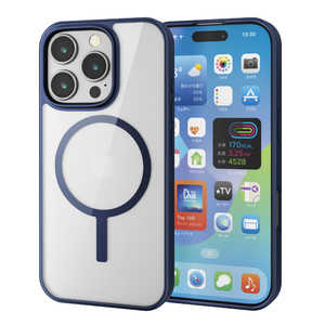 エレコム ELECOM iPhone 16 Pro(6.3インチ) ハイブリッドケース フレームカラー MAGKEEP PMA24CMAG03NV エレコム ELECOM iPhone 16 Pro(6.3インチ) ハイブリッドケース フレームカラー MAGKEEP PMA24CMAG03NV
