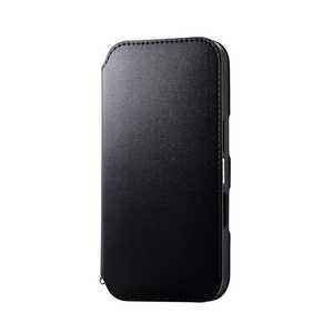 エレコム ELECOM iPhone 16 Pro(6.3インチ) ソフトレザーケース 磁石付 NEUTZ PMA24CPLFY2BK エレコム ELECOM iPhone 16 Pro(6.3インチ) ソフトレザーケース 磁石付 NEUTZ PMA24CPLFY2BK