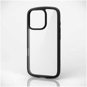 エレコム ELECOM iPhone 16 Pro(6.3インチ) TOUGHIM LITE フレームカラー ブラック PMA24CTSLFCBK エレコム ELECOM iPhone 16 Pro(6.3インチ) TOUGHIM LITE フレームカラー ブラック PMA24CTSLFCBK