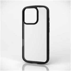 エレコム ELECOM iPhone 16 Pro(6.3インチ) TOUGHIM LITE フレームカラー 背面ガラス ブラック PMA24CTSLFCGBK エレコム ELECOM iPhone 16 Pro(6.3インチ) TOUGHIM LITE フレームカラー 背面ガラス ブラック PMA24CTSLFCGBK