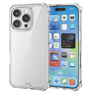 エレコム ELECOM iPhone 16 Pro(6.3インチ) ZEROSHOCK インビジブル フォルティモ クリア PMA24CZEROT2CR エレコム ELECOM iPhone 16 Pro(6.3インチ) ZEROSHOCK インビジブル フォルティモ クリア PMA24CZEROT2CR