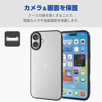 専用❗️iPhone16用❗️インディアン❗️ソフトブラック❗️W