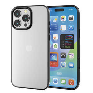 エレコム ELECOM iPhone 16 Pro Max(6.9インチ) ソフトケース サイドメッキ PMA24DUCTMBK エレコム ELECOM iPhone 16 Pro Max(6.9インチ) ソフトケース サイドメッキ PMA24DUCTMBK