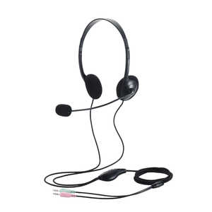 쥳 ELECOM إåɥå [3.5mm3˥ߥ˥ץ饰 /ξ /إåɥХɥ] ֥å HS-HP14SBK
